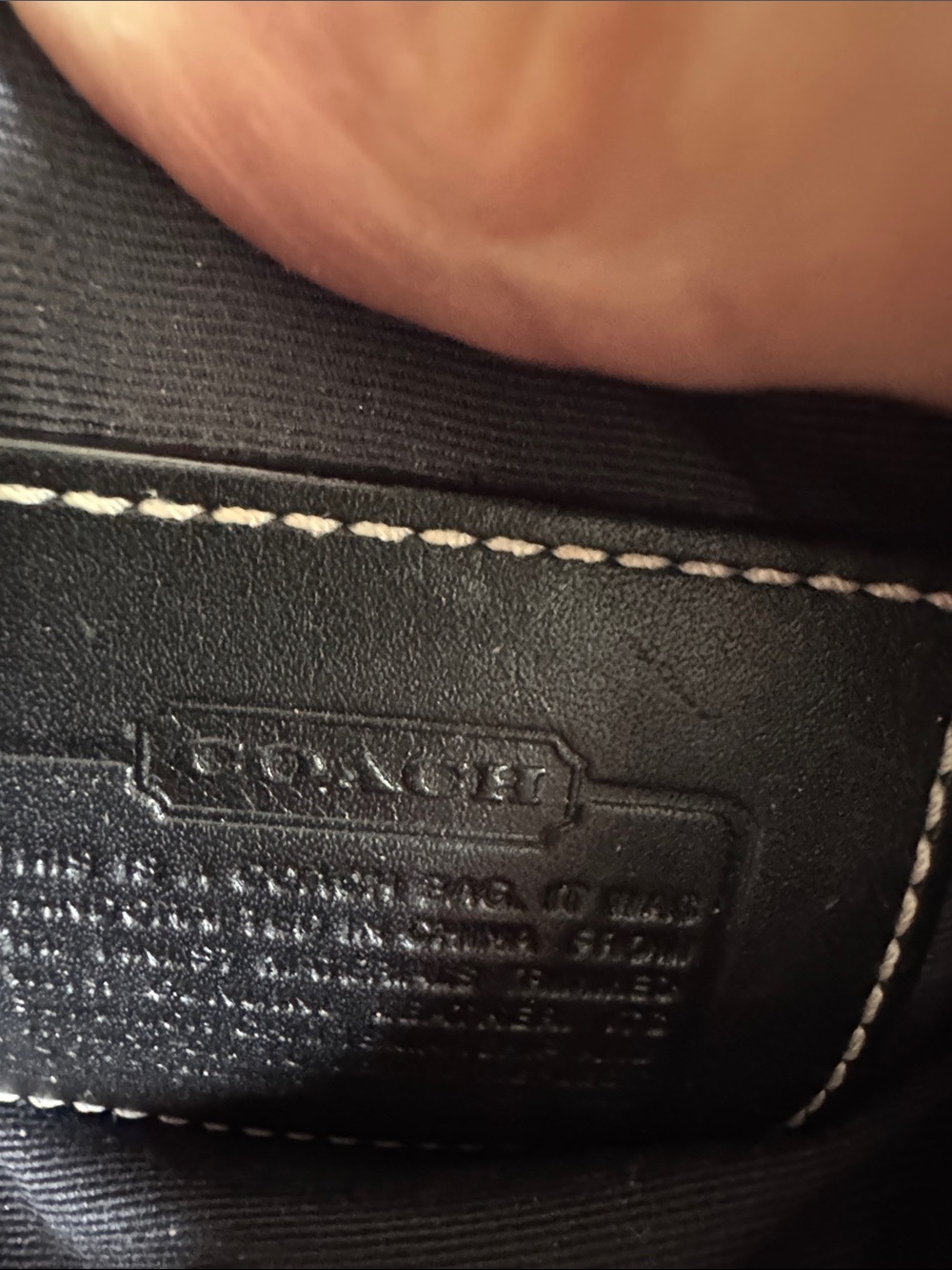 Coach Black Signature Crossbody Messenger with Leather Trim - Picture 2 of 2
